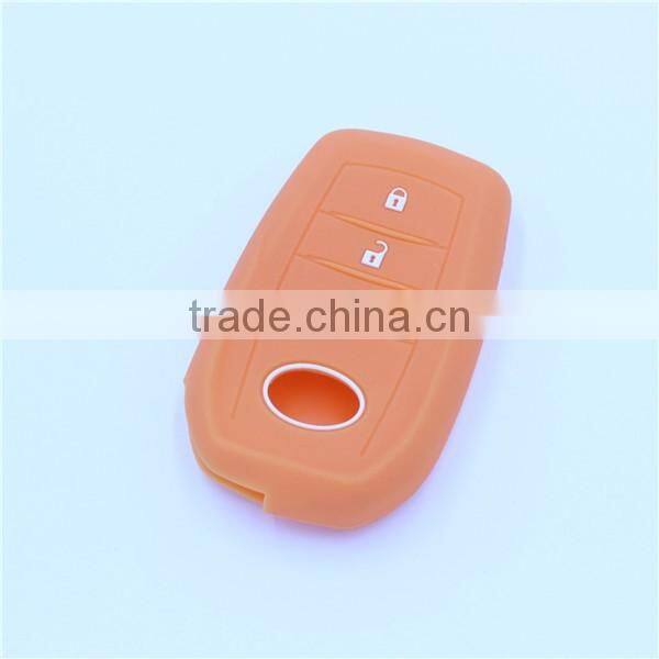 For Toyota Camry highlander prado 3 BTN Car key silicone cover shells