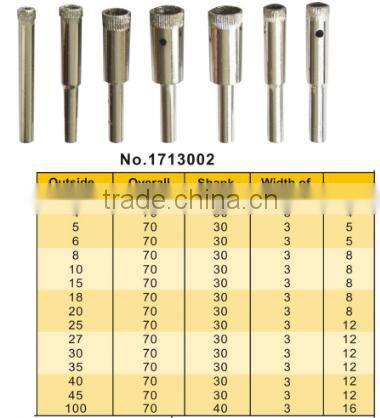 Diamond Electroplated Glass Drill Bit