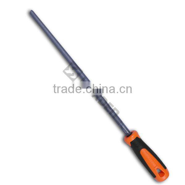 Professional Round Second Cut File With Soft Handle