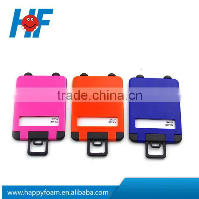 2014 Custom cheap luggage tag,plastic luggage tag
