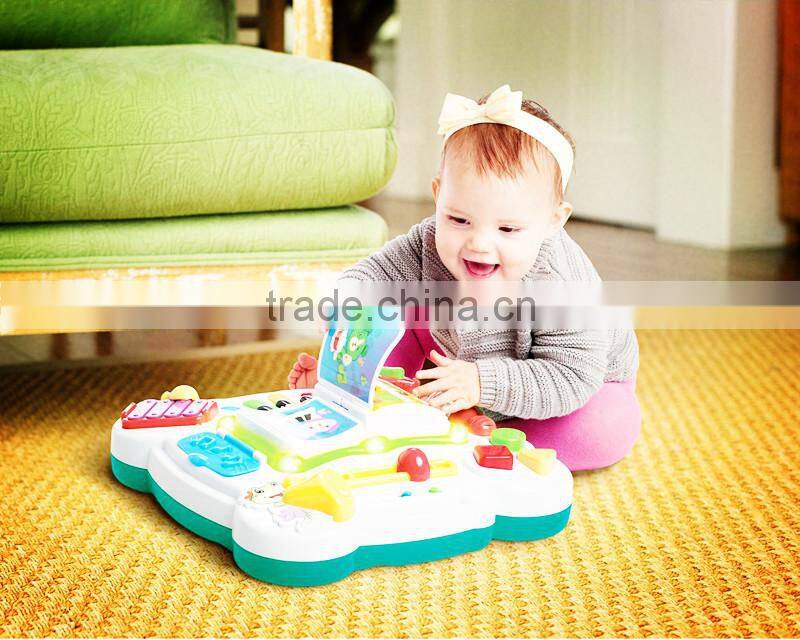 2015 hot new product smart toy, learning music table set toy for kids from China ICTI manufacturer OEM factory