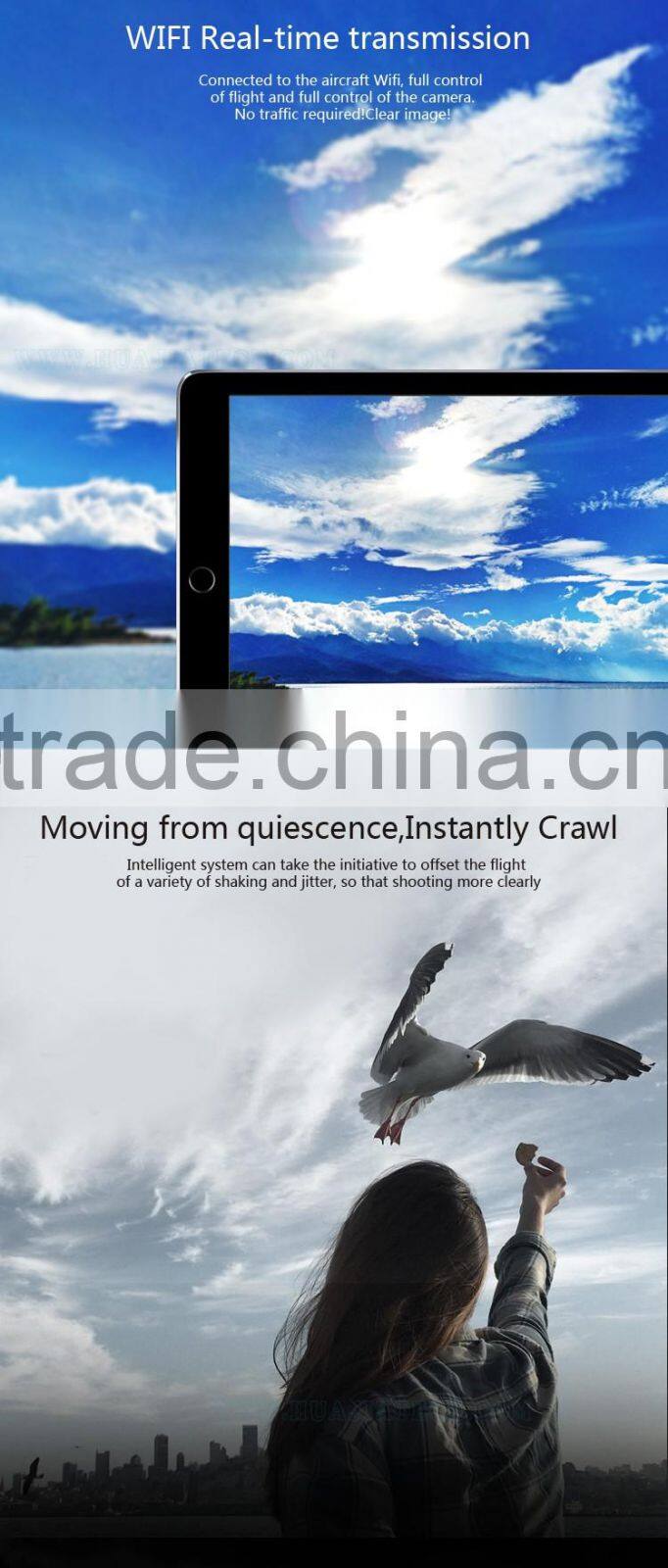 RC Folding Drone New Design with Camera High Resolution