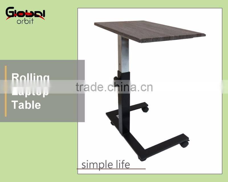 Computer Desk Mobile Riser Over bed Couch Laptop Table With Wheels