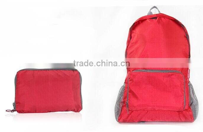 Colorful polka dots folding school bag