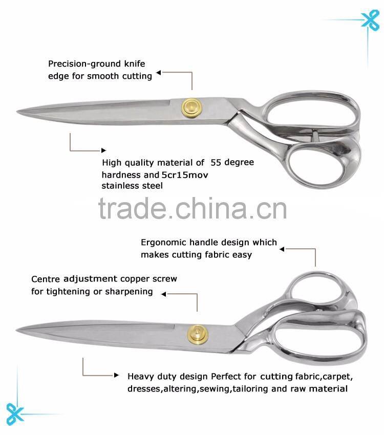 ergonomic heavy duty stainless steel scissors