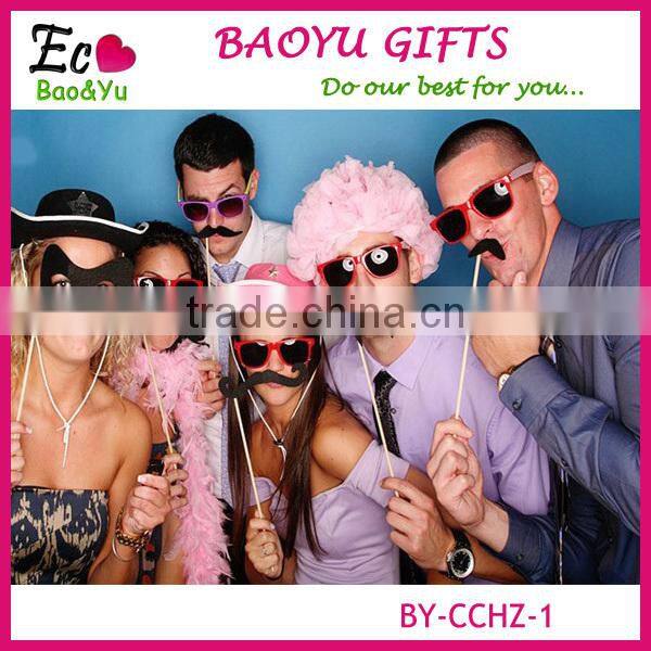 76 Pcs/Set Fashion Funny Photo Booth Props Hat Mustache On A Stick Wedding Birthday Party Favor Wedding props Wedding decoration
