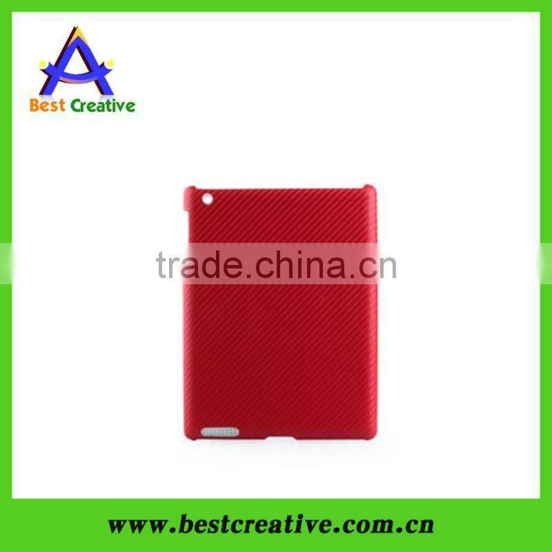 Classics Red plastic case shell for ipad2 new ipad