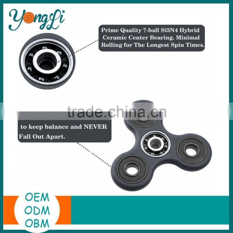 Factory Wholesale Full or Hybrid Ceramic Bearing for Tri Spinner Fidget