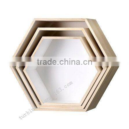 WOODEN HOUSE SHADOW BOXES SET OF 3 pcs