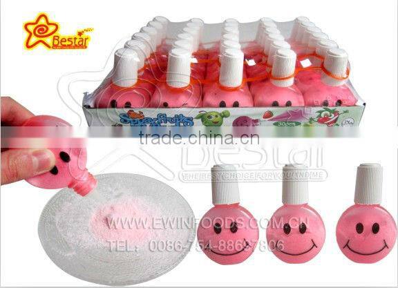 Lovely Bottle Spray Fruits Powder Candy