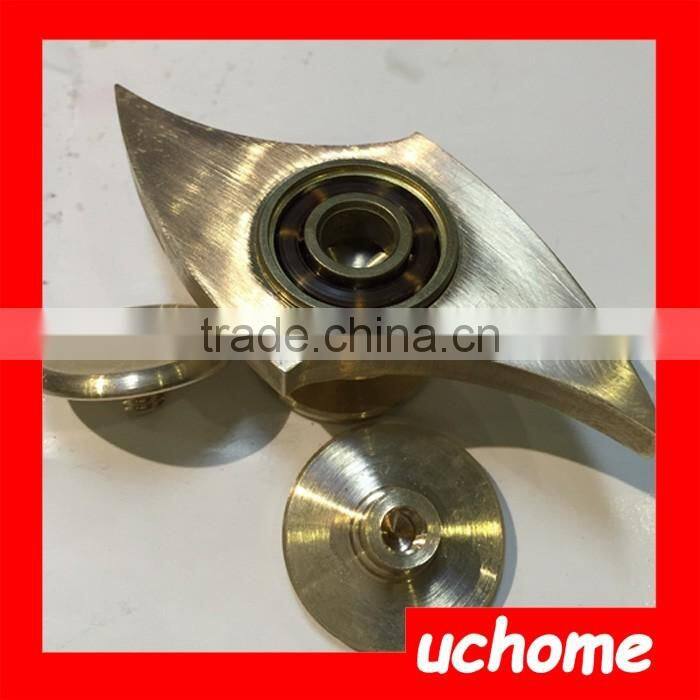 UCHOME New Brass Relieve Stress hand spinner fidget toy