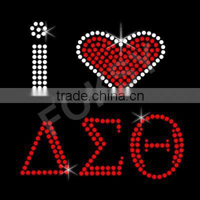 Wholesale Rhinestone transfers delta sigma theta birthday