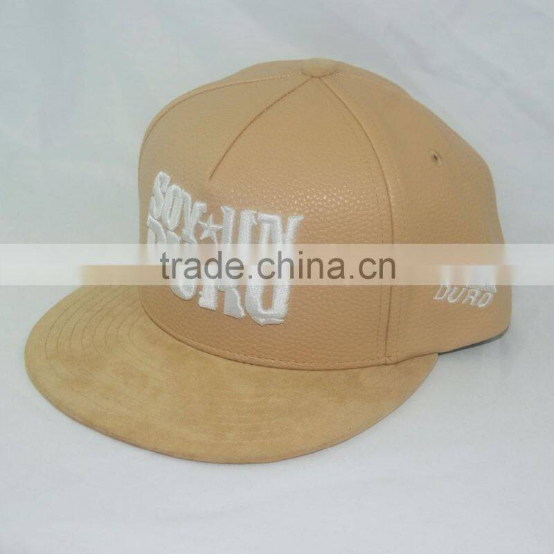 design your own black leather snapback cap custom logo for sale philippines