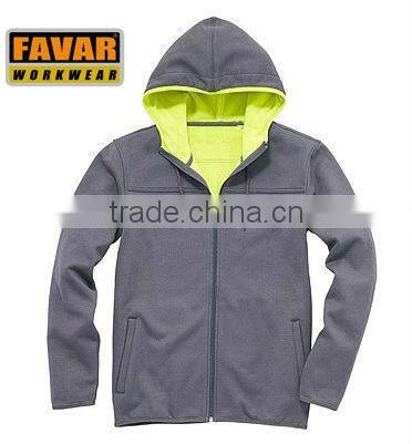 Man cotton polar fleece fabric outdoor jacket