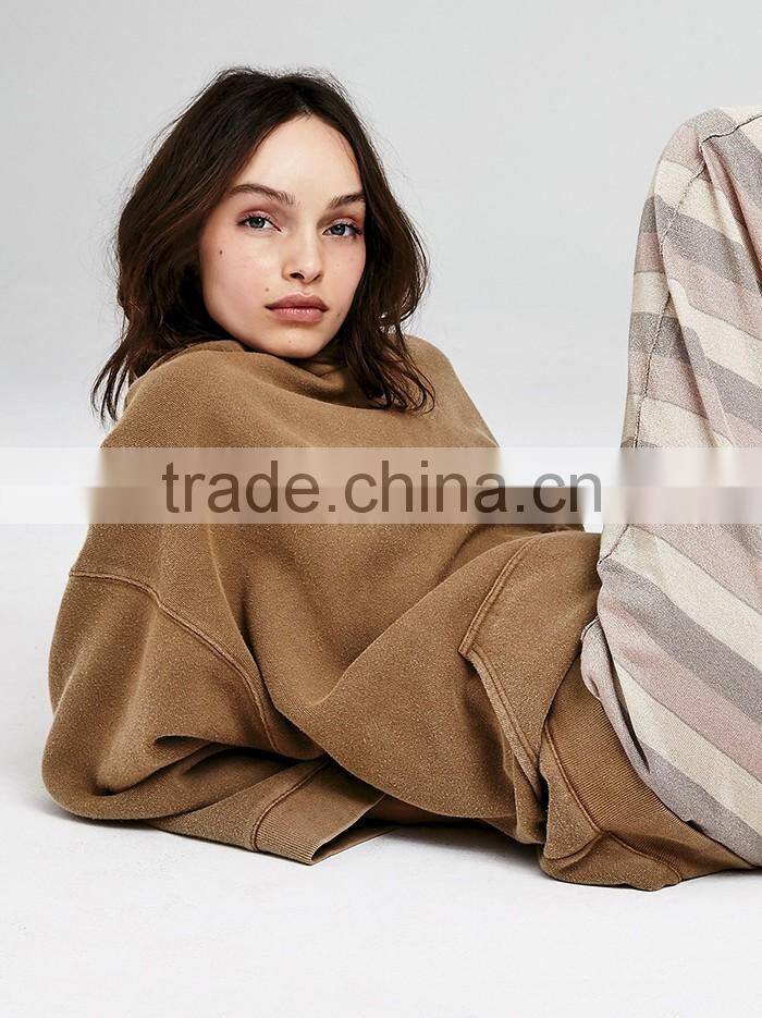 streetwear wholesale 100% cotton plain stylish oversized hoodie jacket multi color without zipper gym