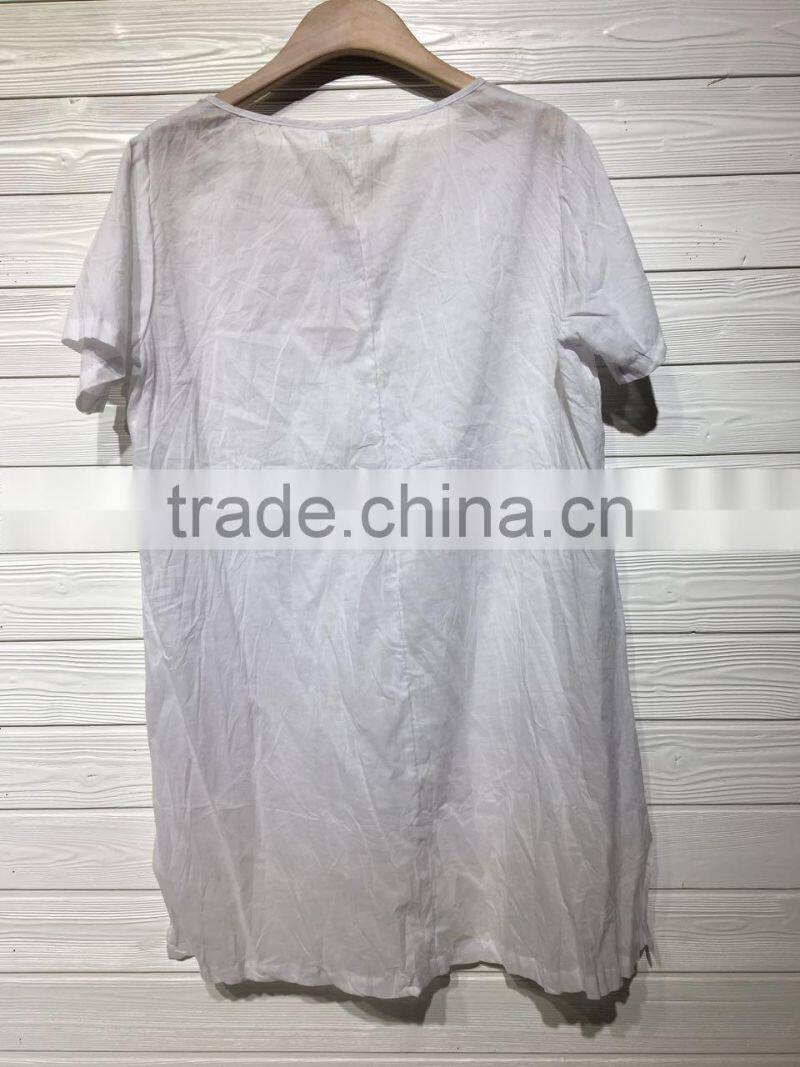 GZY comfortable t shirt stock for ladies