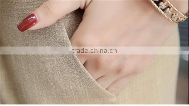 linen cotton new fashion ladies suit casual women jumpsuit