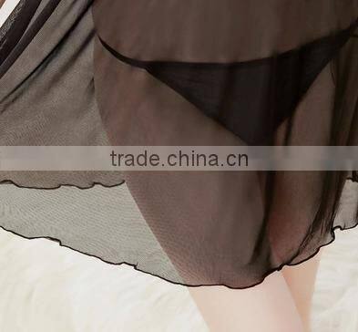 Sexy lace transparent night sleeping dress