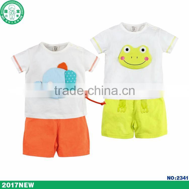 2017 Summer Fashion Kids Clothing Short Sleeve Baby Boy Clothing