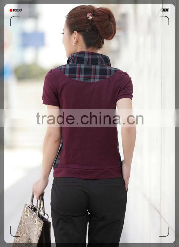 Ladies fashion fit polo tops 201310