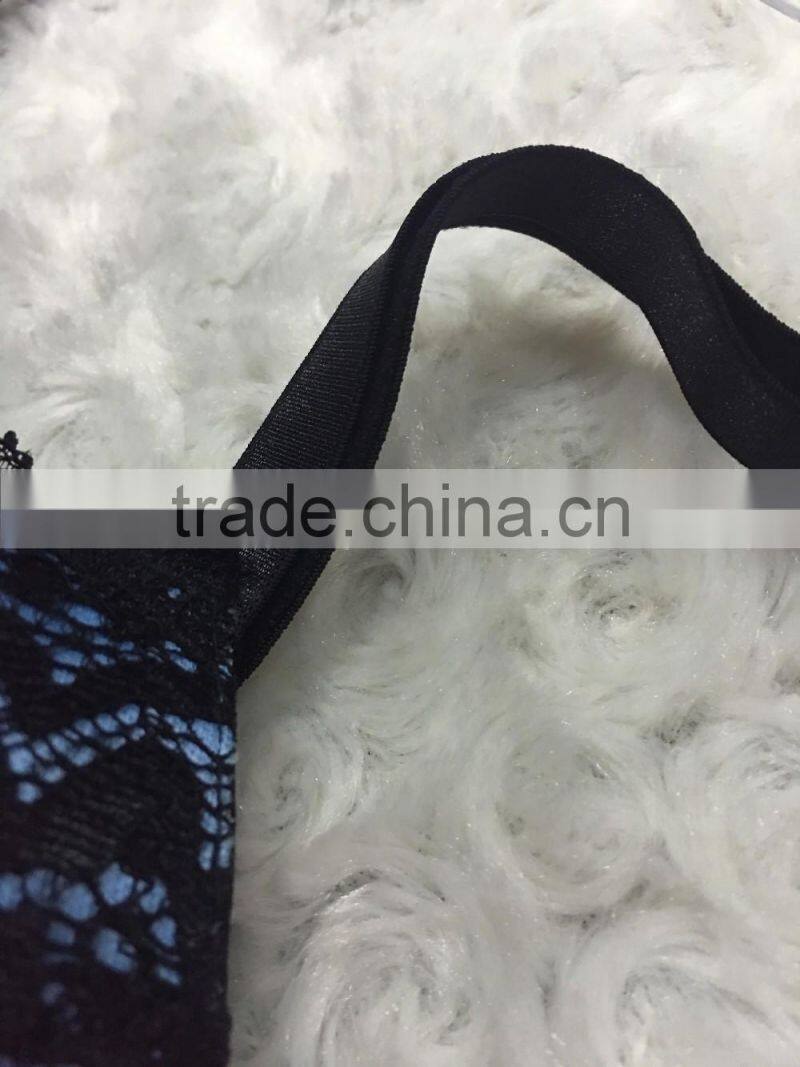 hot sale girl underwear elegant comfortable high quality Molding Cup sexy lace net bra panty