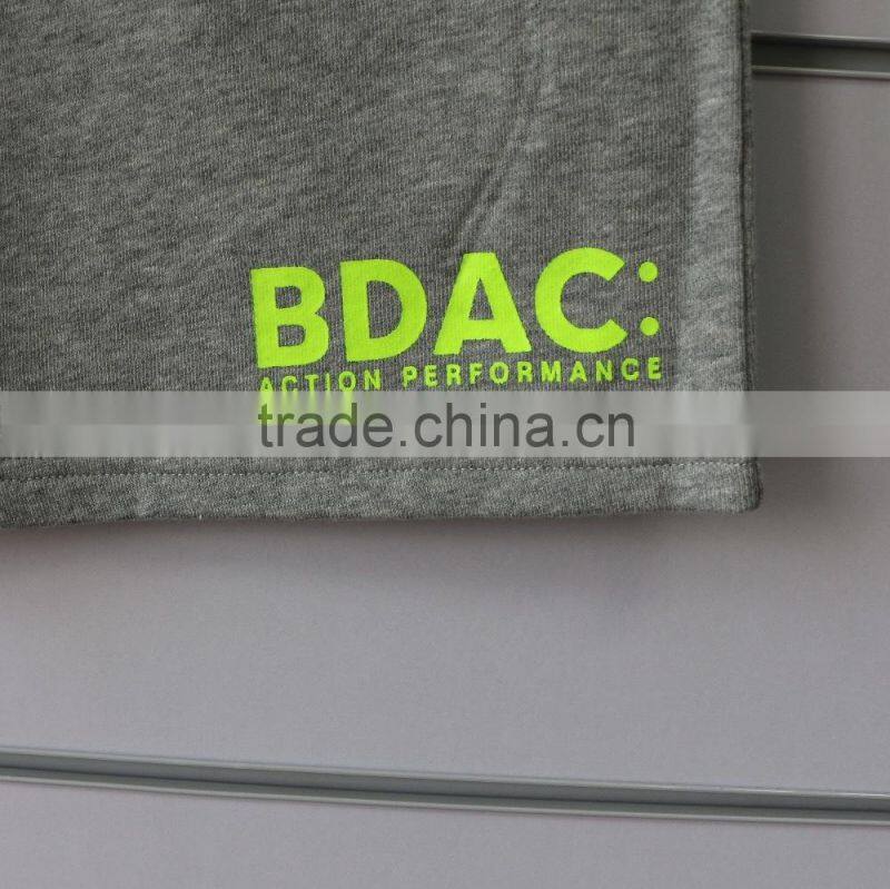 100% cotton men jogging pants with side waterproof pockets and logo print