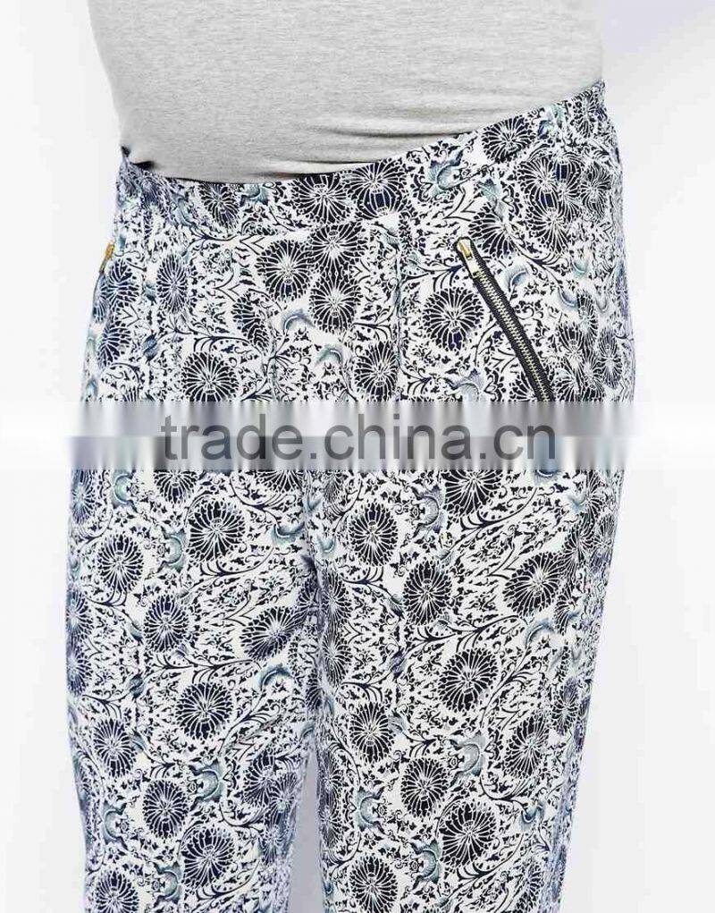 Wholesale maternity pants Maternity Printed Jogger