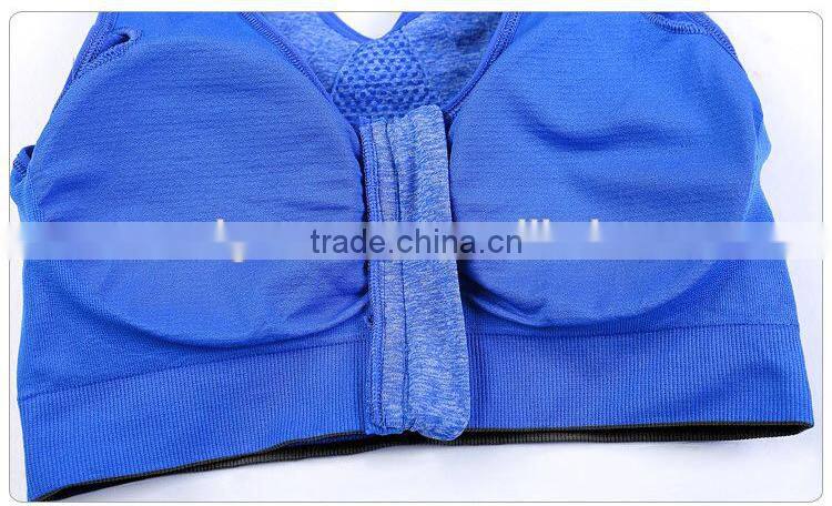 New arrivial padded sexy seamless yoga sport brayoga bra