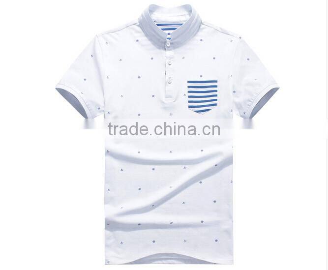 hot sale cheap high quality short sleeve custom printed POLO shirt with pocket