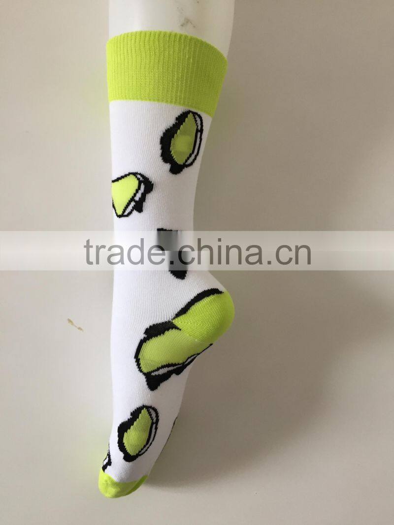 Amazon Hot Sale Young Girl Custom LOGO Crew Fashion Colored Women Dress Tube Cotton Socks