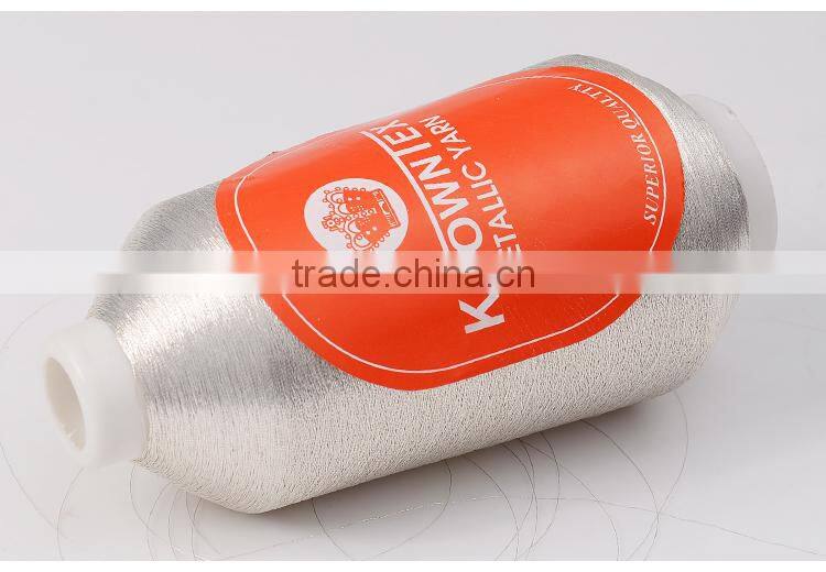 Silver ST type metallic thread