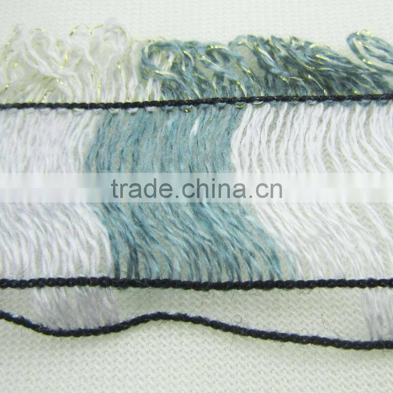 New Style Fancy Yarn for knitting Scarf- Knitting Yarn with Fabric