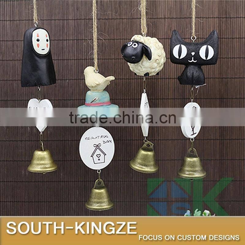 Sheep, Cat, Japanese Anime Character Resin Cute Cartoon Bell Wind Chime