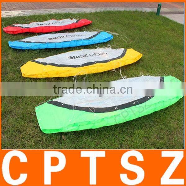 Outdoor Sports 2.5m Power Soft Kite Dual Line Stunt Parafoil Kite with Handle 30m Line