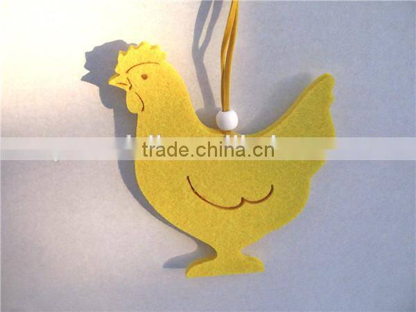 Easter/Egg hunt /fretwork egg felt fabric cut out hen decoration