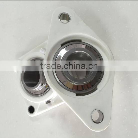 SS420 pillow block bearing SUC207 with white plastic housing F207