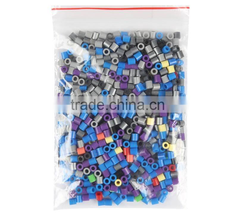 Diyfashion 5mm mini hama perler beads set with puzzle iron paper and twezzer toys for kids 18092