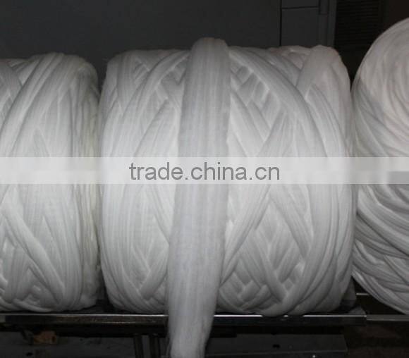 1.5D 3DRaw White Virgin Polyester Tops