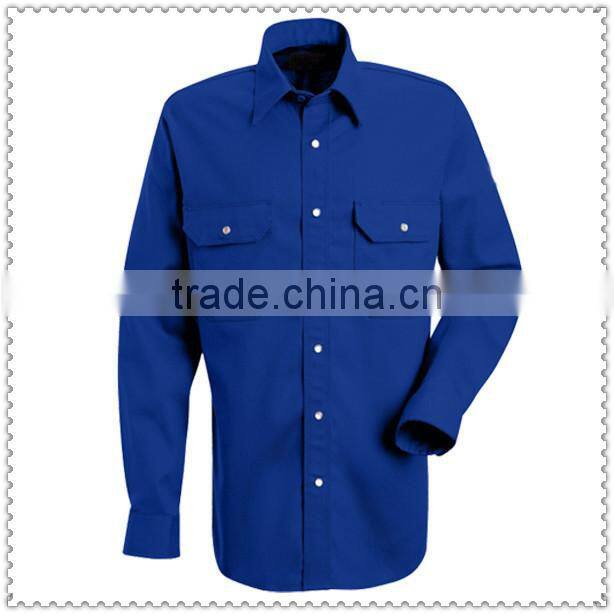 Flame Resistant Shirt FR Cotton Snap Front Shirt