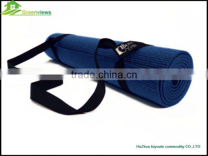 Yoga mat harness strap yoga mat with carrying strap pvc exercise yoga mat