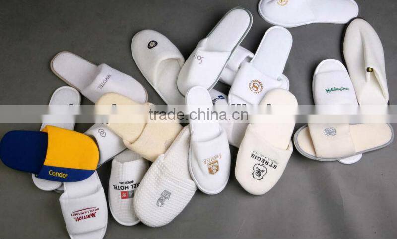 various slippers for hotel using
