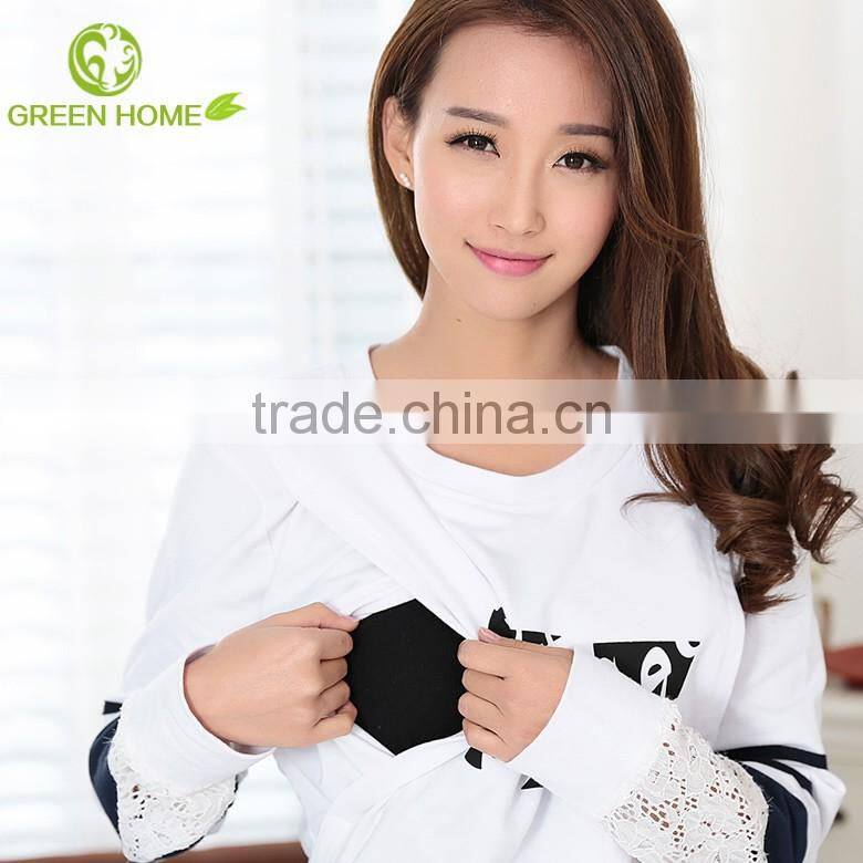 Green Home cotton lovely printed breastfeeding t-shirts