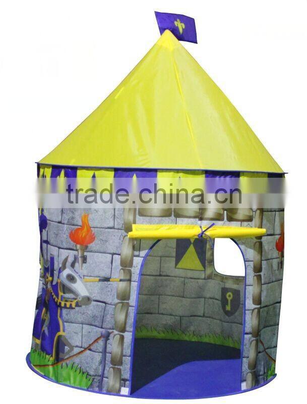 Factory Direct Sale kid play tent coloful castle play tent In- Stock party accessory