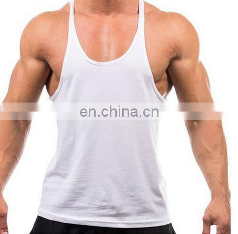 tanks top mens bodybuilding gym custom stringer