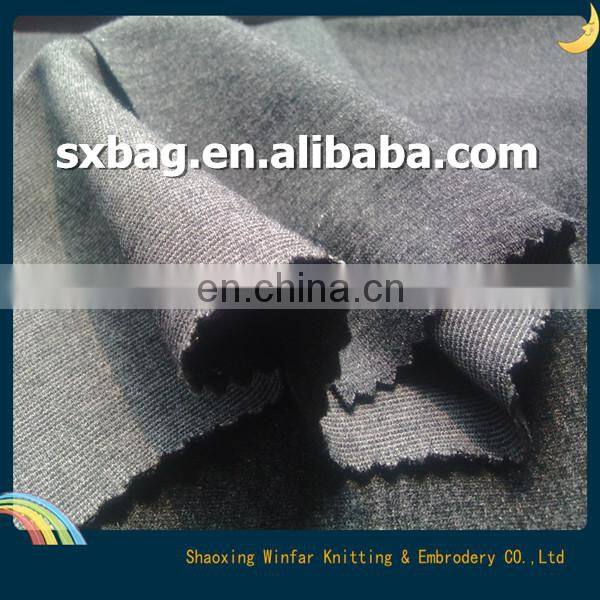winfar rayon polyester spandex Shine Yarn Roma knitting fabric for garment