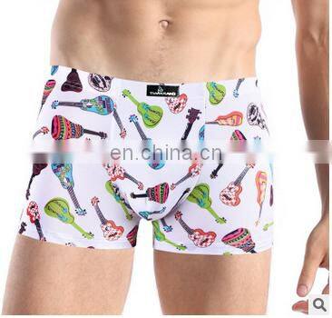 New men ice silk underwear men's non-trace elastic boxer underwear fashion size L-XXXL underwear