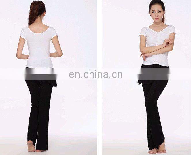 Ladies fashion long sleeve yoga wear