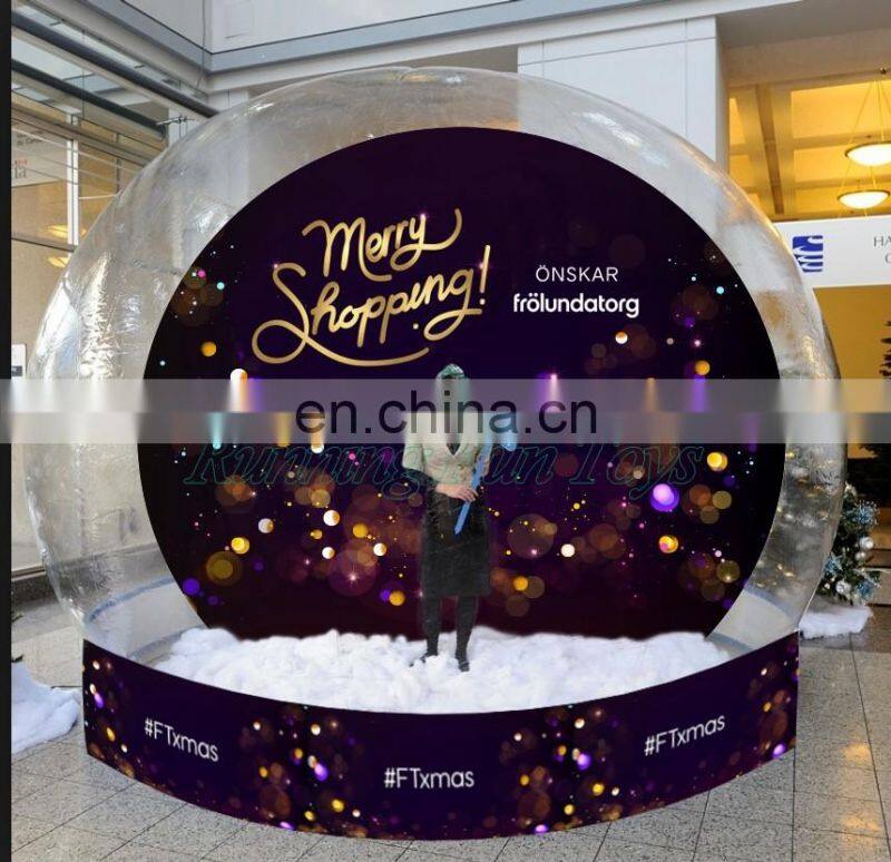 Cheap Large Inflatable Snow Globe, Photo Snow Globe Xmas Decorations