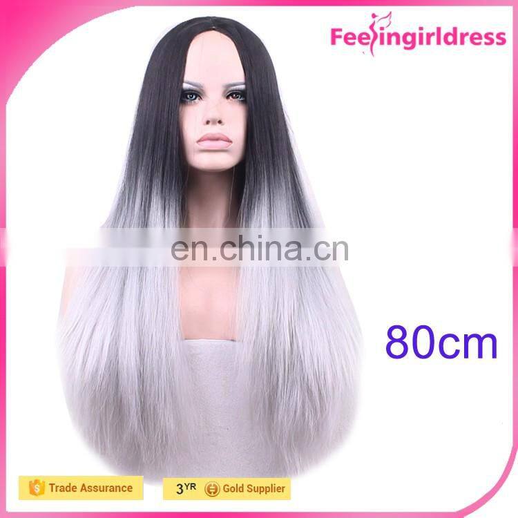 Cheap Curly Blonde 65cm Hair Wig
