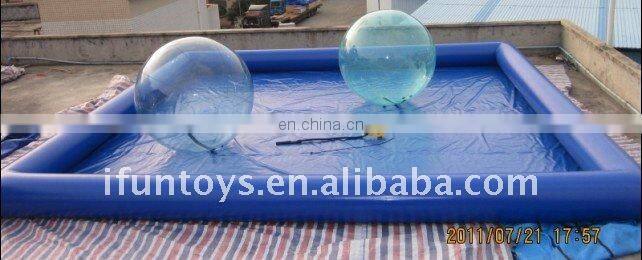 Commercial inflatable pools for water balls
